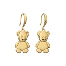 Glossy Bear Plated 18k Real Gold Color Preservation Necklace Earringspicture8