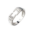 Glossy Palm Finger Opening Adjustable Ringpicture9