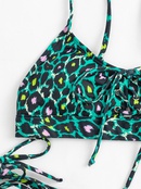 Vente chaude de maillots de bain imprims lopard europens et amricains Ins New Strap Sexy Bikinipicture9