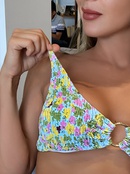 new small floral sling cable hot selling beach sexy split bikinipicture9