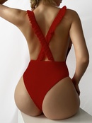 solid color special fabric new hot sale sexy onepiece bikinipicture10