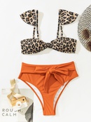 new leopard print swimsuit sexy split twopiece hot sale bikinipicture7