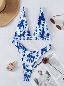 New TieDye Sexy Triangle Split Bikini Amazon AliExpress Hot Sale Beach Swimsuit Inspicture7