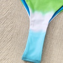 Triangle split sexy bikini gradient print sling swimsuitpicture13