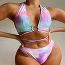 new style European and American style color subsystem rope swimsuitpicture10