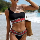 new sexy solid color split oneshoulder bikini swimsuit wholesalepicture4