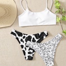 new bikini sexy backless split swimsuit cow leopard spot bikinipicture9