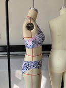 2022 New European and American Back Cross MultiColor Leopard Print Split Swimsuit AliExpress Bikinipicture17