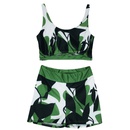 camouflage print halter fourcorner twopiece swimsuit sexy threepoint bikini split swimsuitpicture15