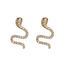 jewelry microinlaid zircon serpentine earrings colored diamond earrings jewelrypicture15