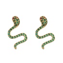 jewelry microinlaid zircon serpentine earrings colored diamond earrings jewelrypicture16