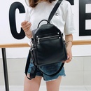 Korean new trendy fashion allmatch soft leather personalized casual shoulder backpackpicture8