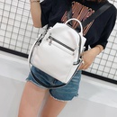 Korean new trendy fashion allmatch soft leather personalized casual shoulder backpackpicture10