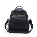Korean new trendy fashion allmatch soft leather personalized casual shoulder backpackpicture12