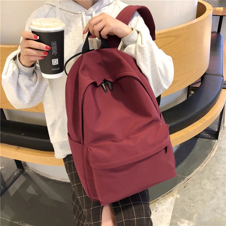 Korean Harajuku ulzzang wild high school backpack campus simple waterproof backpack's discount tags