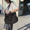 simple shoulder bag largecapacity canvas bag student messenger bagpicture11