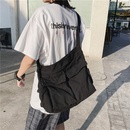simple shoulder bag largecapacity canvas bag student messenger bagpicture12