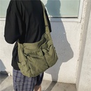 simple shoulder bag largecapacity canvas bag student messenger bagpicture13