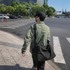 Nueva Corea del Sur simple tendencia bolso de hombro grande moda bolsa de viaje de corta distancia bolsa de fitness