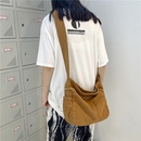 new casual Korean college students class solid color messenger bag wholesalepicture50