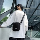 Personalized Trendy Casual Sports OneShoulder Messenger Bag Solid Color Fashion Simple Canvas Bag Street Retro Small Square Bag for Womenpicture51