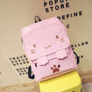 threedimensional cat largecapacity school pink cute cartoon backpackpicture16