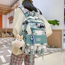 largecapacity backpack junior high college school bag Korean high school students light and casualpicture22