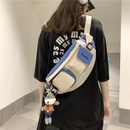 casual Japanese new style small chest bag oneshoulder student sports waist bagpicture25