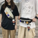 Trendy Brand Crossbody Bag Mens Japanese Leisure SingleShoulder Bag Womens Summer Student Sports Waist Bag National Fashion Small Shoulder Bag Chest Bagpicture28