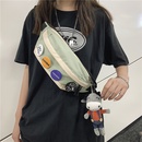 Trendy Brand Crossbody Bag Mens Japanese Leisure SingleShoulder Bag Womens Summer Student Sports Waist Bag National Fashion Small Shoulder Bag Chest Bagpicture32
