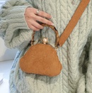 Suede frosted 2021 new retro messenger fashion bamboo handbag dinner bagpicture28
