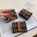 Portatarjetas corto 2021 Nueva moda Bolso de almacenamiento con patrn de leopardo Embraguepicture15