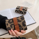 Portatarjetas corto 2021 Nueva moda Bolso de almacenamiento con patrn de leopardo Embraguepicture19