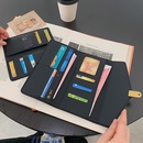 2021 wallet long buckle trifold leather bag Korean version of multicard clutch walletpicture82