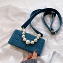 Velvet Bag Pearl Hand Chain Bag Womens Dull Polish Bag Ins2021 Winter New Textured Shoulder Messenger Bagpicture20