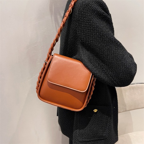fashion messenger twist shoulder strap small square mobile phone bag's discount tags