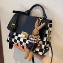 autumn and winter 2021 new fashion checkerboard single shoulder messenger bag wholesalepicture10
