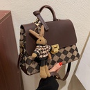 autumn and winter 2021 new fashion checkerboard single shoulder messenger bag wholesalepicture11