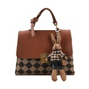 autumn and winter 2021 new fashion checkerboard single shoulder messenger bag wholesalepicture13