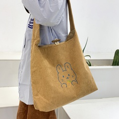 Autumn winter large-capacity bag female 2021 new cartoon bear bucket bag wholesale