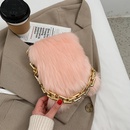 Korean plush solid color cute bag 2021 autumn and winter chain one shoulder underarm bagpicture9
