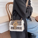 Small square bag plush chain female bag 2021 winter oneshoulder Korean style casual underarm bagpicture10