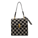 Best Selling Bag Womens Autumn and Winter 2021 New Fashion Retro Crossbody Ins Niche Chessboard Plaid Portable Small Square Bagpicture13