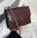 High Quality Small Bag Womens 2021 New Crocodile Pattern Chain Shoulder Bag Autumn Niche Design Net Red Messenger Bagpicture11