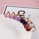 new colorful crystal glass short fashion simple stainless steel jewelrypicture12
