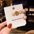 Korean geometric color round hairpin set wholesalepicture11
