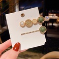 Korean geometric color round hairpin set wholesalepicture17