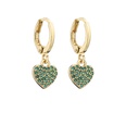 jewelry microinlaid zircon colored diamonds small earrings flowers woodpeckerpicture13