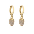 jewelry microinlaid zircon colored diamonds small earrings flowers woodpeckerpicture16