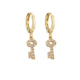 jewelry microinlaid zircon colored diamonds small earrings flowers woodpeckerpicture22